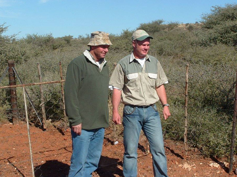 Louis Botma en Johan Maritz